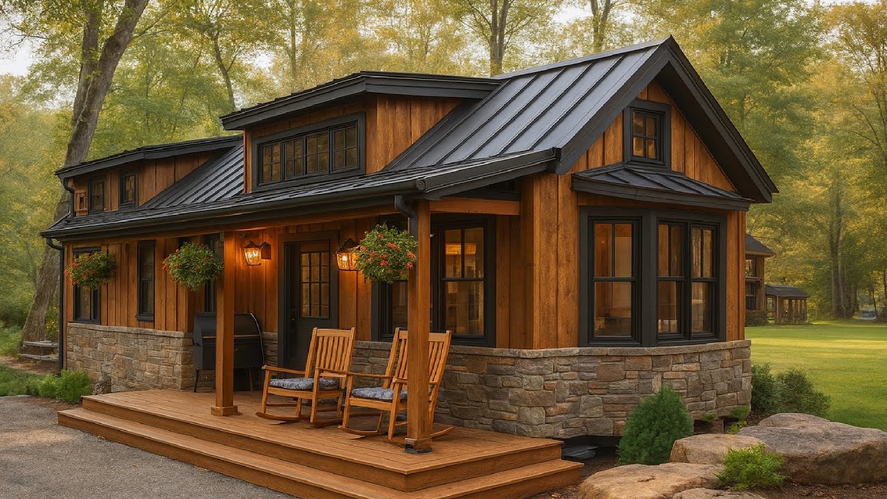 Почему этот крошечный дом площадью 368 кв. футов кажется самым уютным домиком