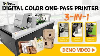 3-in-1 Single Pass Packaging Printer — Full Demo: Auto Feeding, Digital Printing & Auto Stacking 📦✨