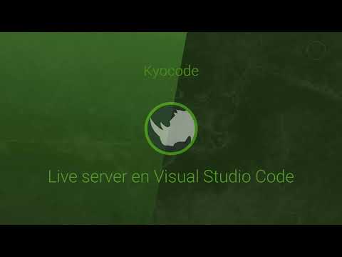 Live server en Visual Studio Code - YouTube