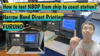 HOW TO TEST NBDP FROM SHIP TO COAST STATION? | FURUNO NBDP | AJIN VLOGS