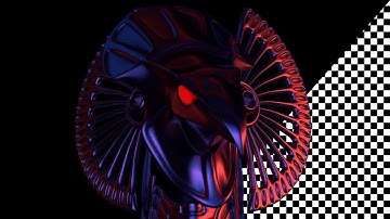 Horus Head Left Right Shake Motion Graphics