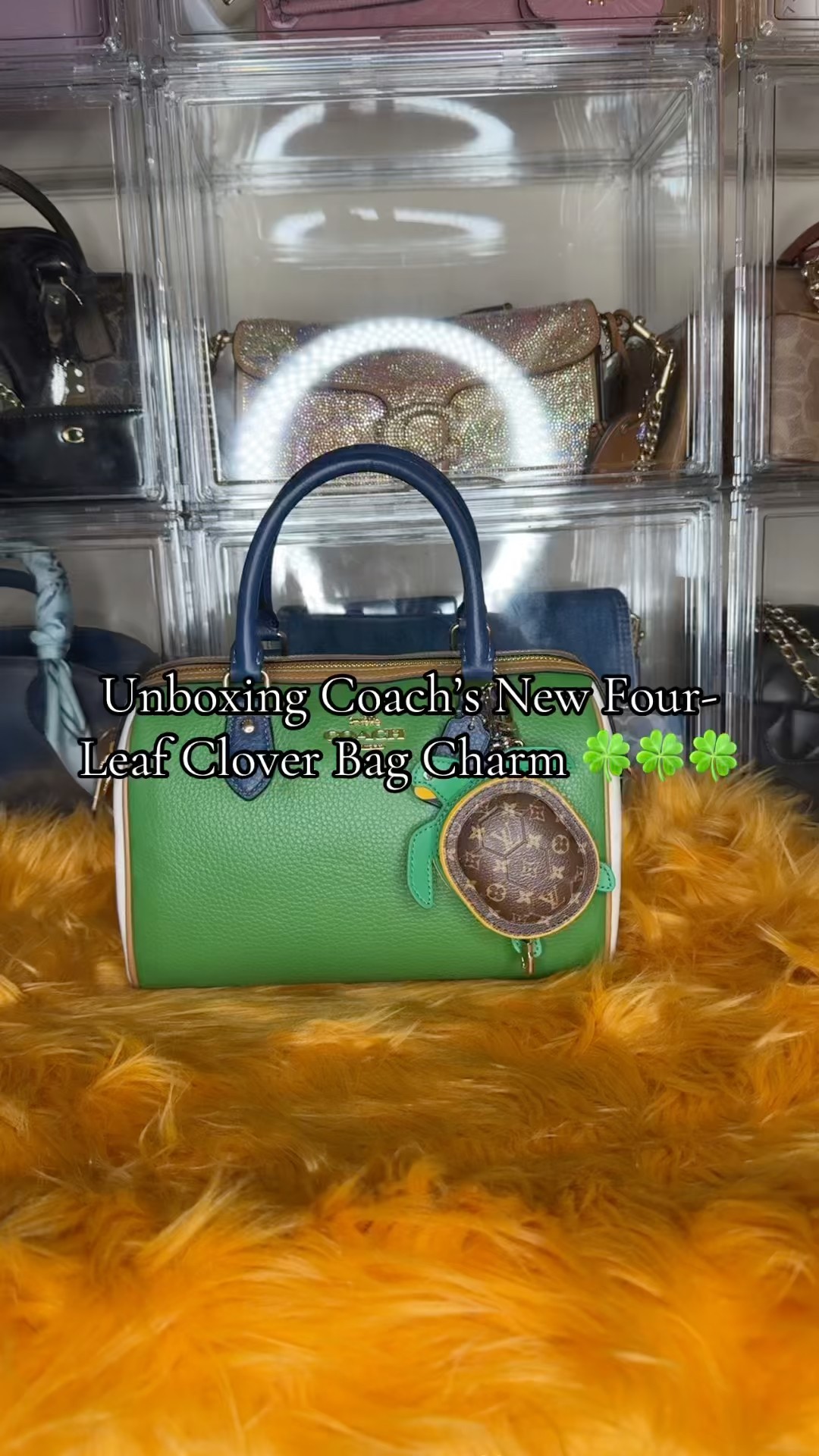 Unboxing Coach's New Four-Leaf Clover Bag Charm 🍀🍀🍀 - YouTube