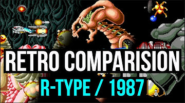 R-TYPE - Retro Comparision (Arcade, Amiga, C64, Turbografx, CPC, ZX Spectrum, Master System)
