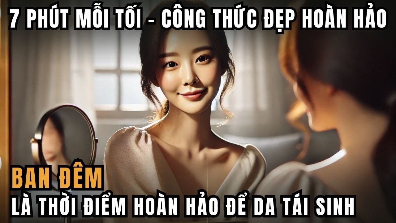 Quy Trình Chăm Sóc Da Ban Đêm - Bí Mật Làn Da Đẹp Từ Các Chuyên Gia |AudioBook|Sách Phụ Nữ.