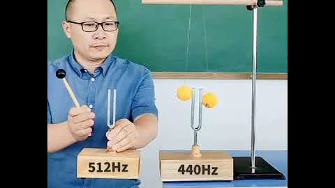 Resonance with tuning forks #laboratoryequipment #tuningfork #resonance