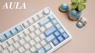 Best $50 Budget Keyboard? AULA F75 Sea-Salt - (Unboxing, Review
