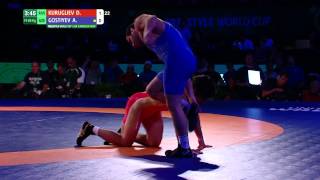 86 Kg - Dauren Kurugliev Rus Df. Aleksandr Gostiyev Aze, 4-0