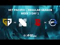 Bld vs dfm  vct pacific  regular season  week 3 day 1