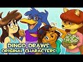 Dingo Draws: Original Characters! [Time Lapse Drawing]