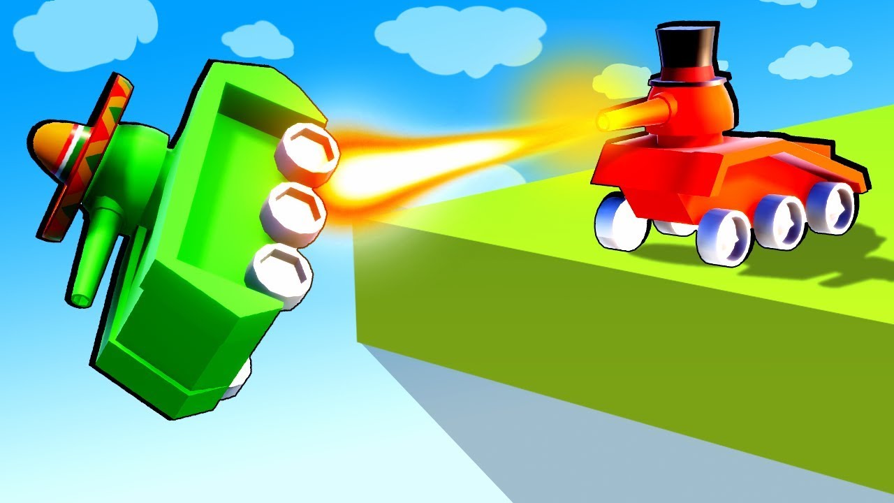 Confused Grown Men Blow Each Other Up With Toy Tanks in ...