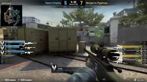 CS GO POV Demo Vitality ZywOo 32 17 vs NiP de overpass