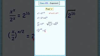 Interesting exponent Qs ........  #cbse #SSC #olympiad #CAT #education #NDA #CUET