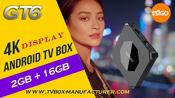 B2GO GT6 Android 8.1 TV Box IPTV Player 2GB RAM 16GB ROM