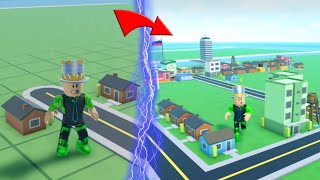 🏙️ строит МИНИ ГОРОД МАГНАТ в РОБЛОКС! От НУБА до ПРО за 10 минут! У меня 2000 жителей! screenshot 2