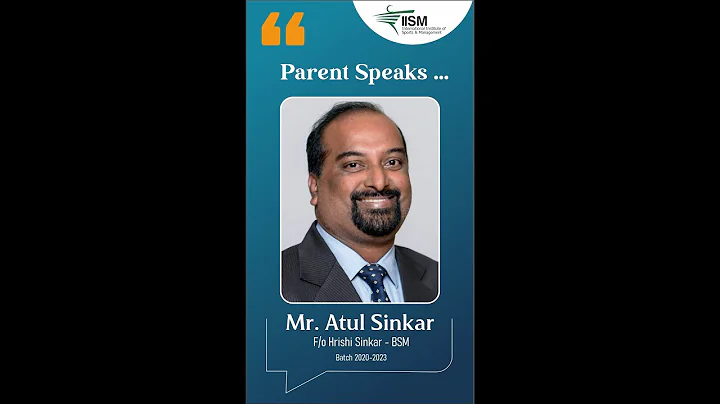 Parent Speaks | Atul Sinkar | F/o Hrishi Sinkar-Ba...