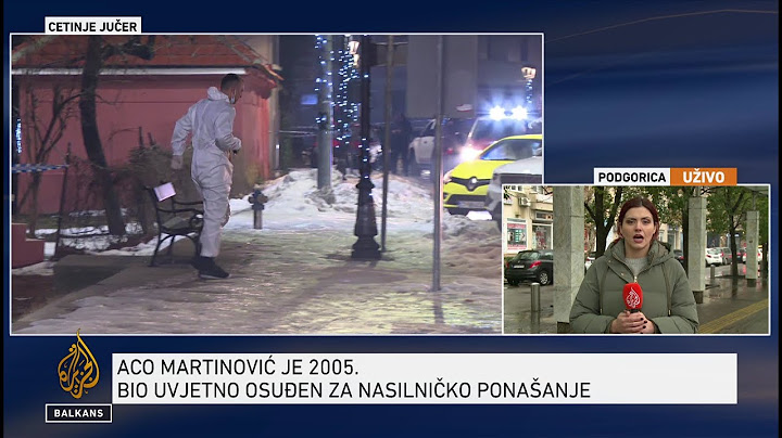 Crnogorci nezadovoljni postupanjem policije nakon ubistva na Cetinju
