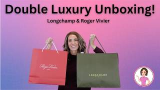 Double Luxury Unboxing! Long Champ & Roger Vivier