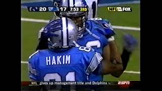 2003 Rams at Lions Week 17