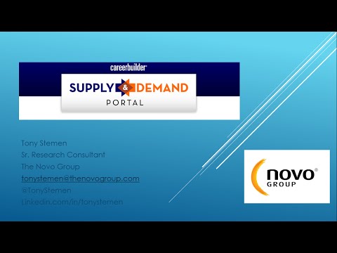 CareerBuilder: Supply & Demand Portal Overview