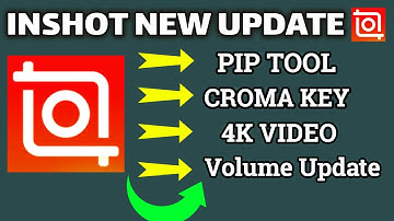 InShot New Update - InShot par video kaise banaye - Use PIP tool ( Croma key ) in InShot pro