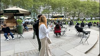 NYC LIVE Walk: Midtown Manhattan, Central Park & Upper West Side on Cloudy Saturday May 4, 2024