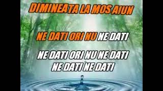Karaoke Instrumental Buna Dimineata La Mos Ajun