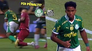 PALMEIRAS CAMPEÃO! Endrick vs Santos (Final do Paulistão 2024)