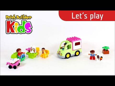 Lego DUPLO 10585, 10586 Mom and Baby Go for Ice Cream - Let&#39;s play - Lego Speed Build for Kids