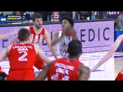 AdmiralBet Magic Moment: Jones tosses alley-oop to Izundu (FMP Meridian - C. zvezda mts, 26.12.2021)