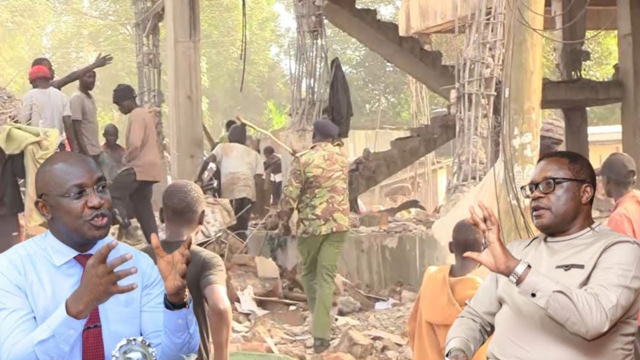 Drama as Bungoma County demolishes a building belonging to ex-Gov Wangamati to construct a stadium!