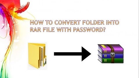 How to convert folder into RAR file with password / Tamil