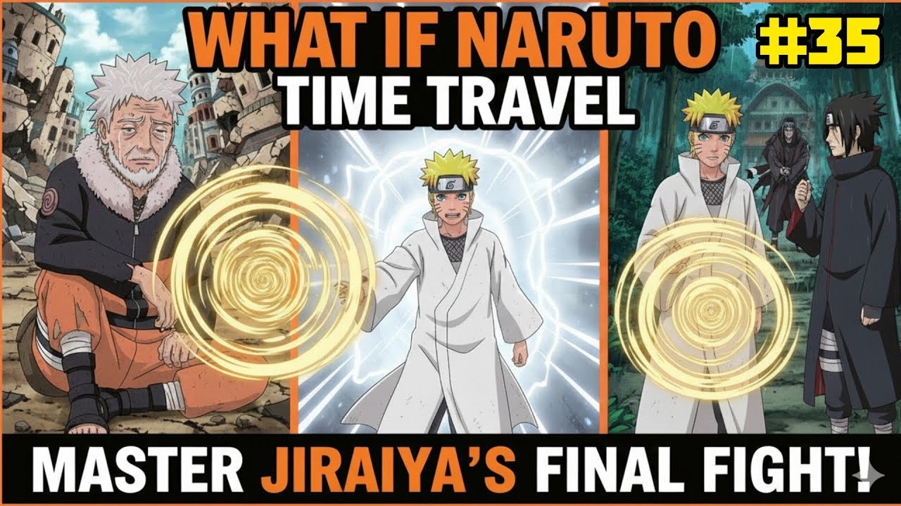 What if Naruto Time Travelled to Save 😱 Jiraiya? Part - 35