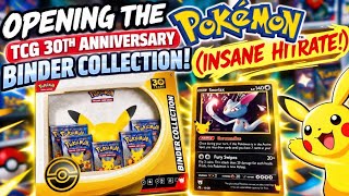 Opening The PokeMon 30Th Anniversary Binder Collection! (Insane HitRate!)