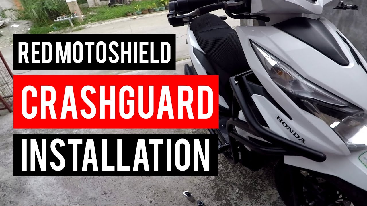 Crash Guard Installation and Review Honda Beat Accessories YouTube