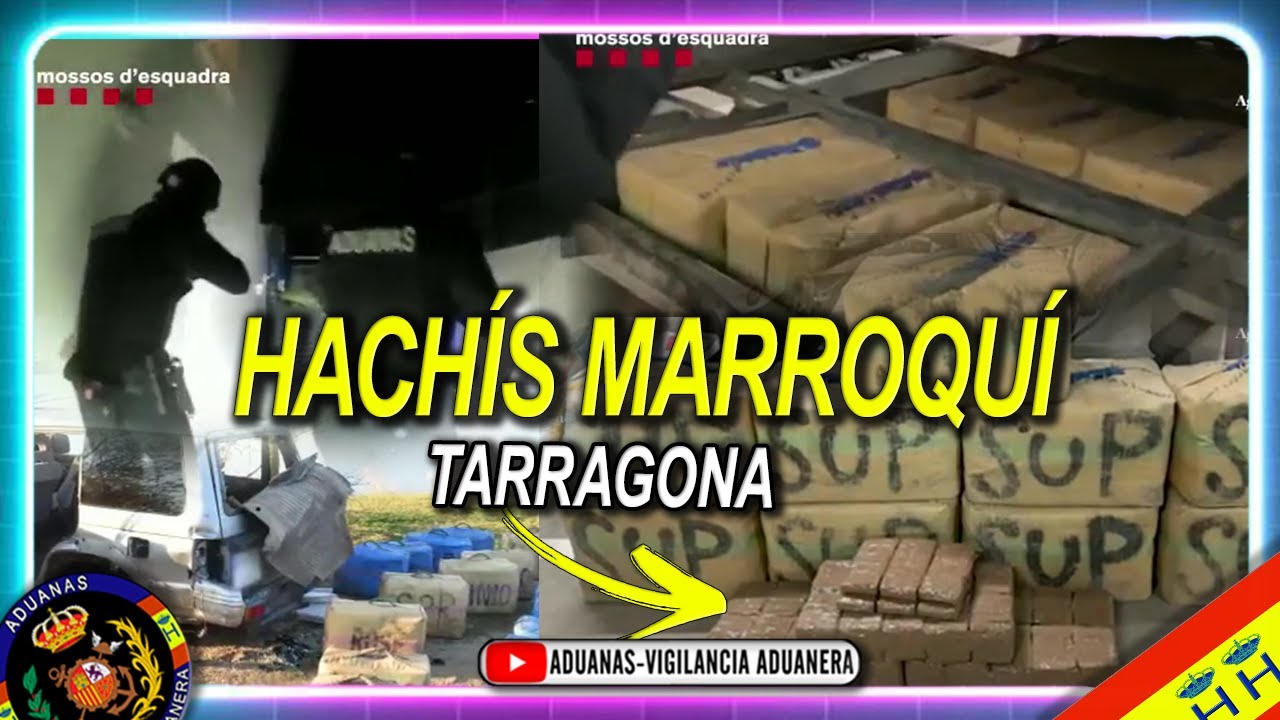 Desmantelada organización que distribuía hachís desde Tarragona, Cataluña, GRI - Aduanas SVA