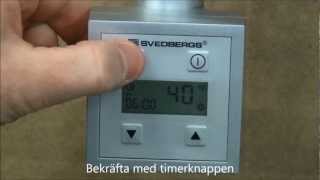 Programmera timern på KTX elpatron till vår handdukstork | Svedbergs -  YouTube