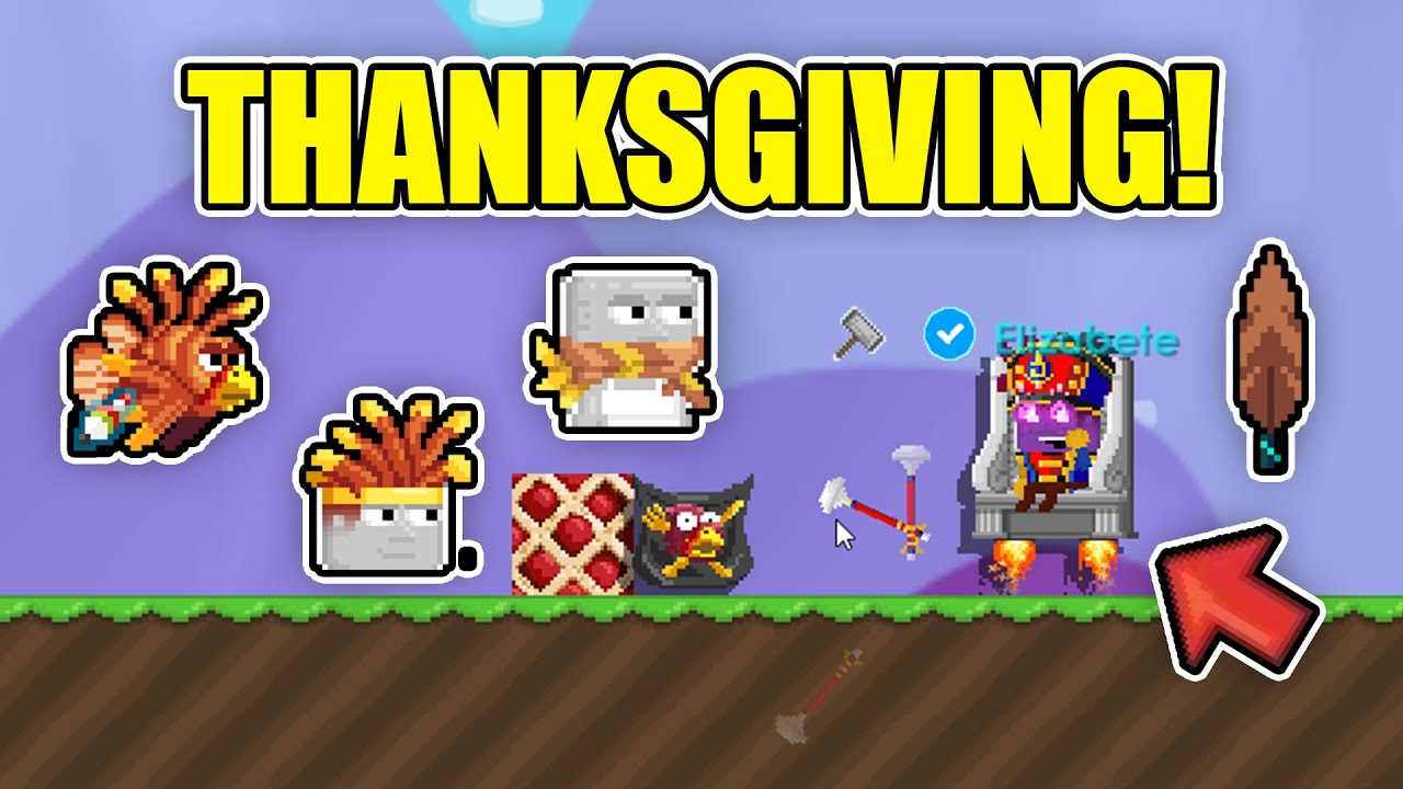 ALL THE NEW THANKSGIVING ITEMS! Growtopia 2023 YouTube