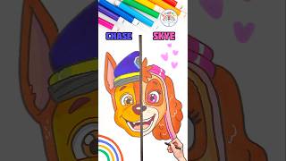 Draw Chase Vs. Skye Tutorial Chase Skye Easy Drawing