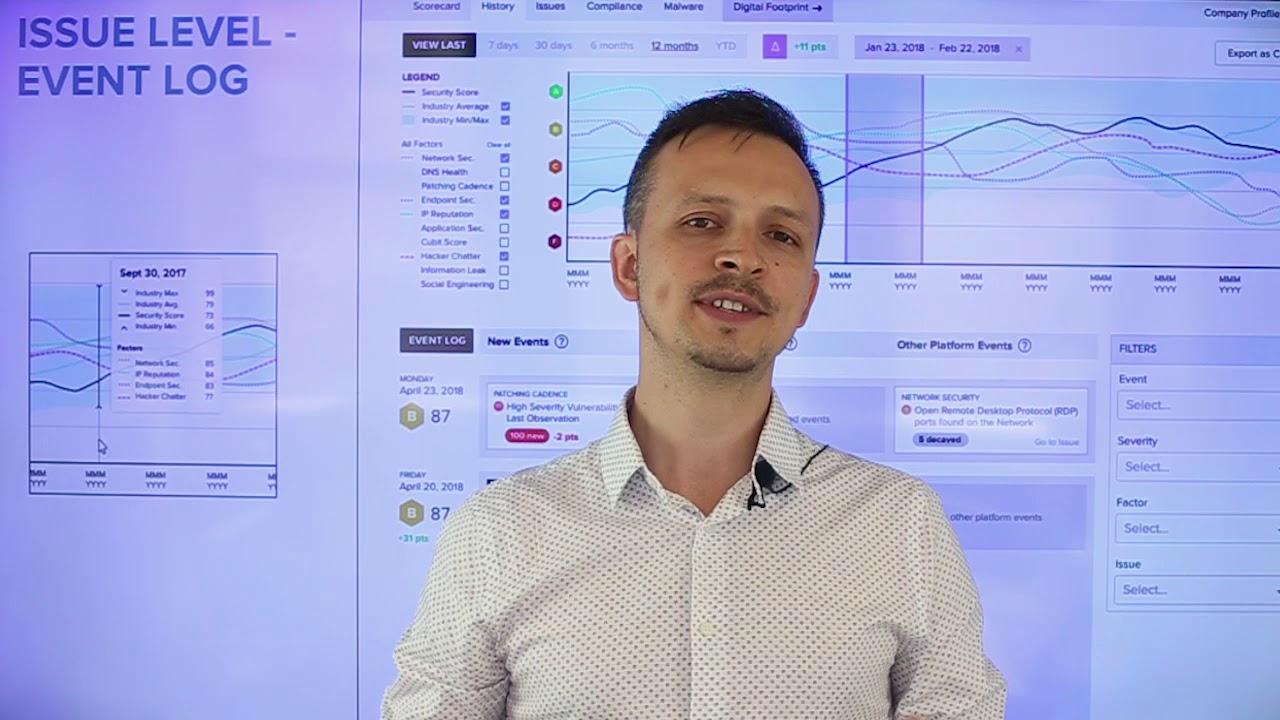 SecurityScorecard Event Log Feature Introduction - YouTube
