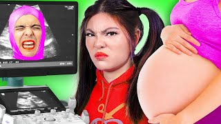 WHAT IF MY MOM IS PREGNANT | CRAZY SITUATIONS & FUNNY PREGNANCY MOMENTS BY CRAFTY HACKS PLUS