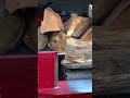Poor Man’s Wood Loading Table #wolferidge #logsplitter #outdoors #firewood