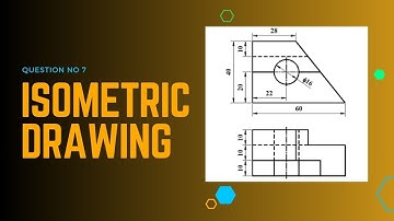 Isometric Drawing | Tutorial  | Question no 7 | #ioe  #PU #kU #drawingtutorial #ctevt