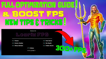 How to Boost Your FPS & Reduce Input Lag  | Textures Not Loading Fix ( Fortnite chapter 2 Season 3 )
