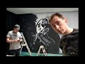 Vader mural time lapse