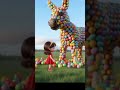 Redy Go Cartoon #ai #animals #funny #shortsfeed #donkey #candy