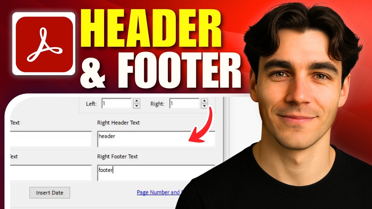 How To Add Header And Footer To All Pages In PDF Using Adobe Acrobat ...