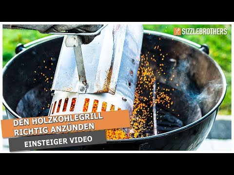 Holzkohlegrill richtig anzünden - Das Einsteiger Tutorial