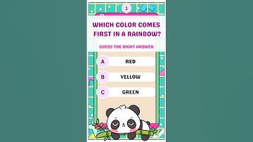 🌈Guess the Rainbow Colors! Fun Quiz for Kids  | Color Learning Challenge ✨#Quiz #KidsColorQuiz