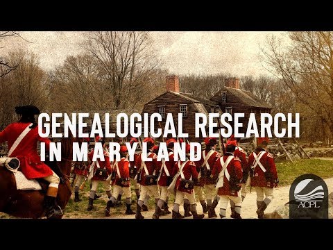 Genealogical Research in Maryland