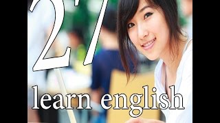 تعلم اللغه الانجليزيه للمبتدئين الدرس27  learn english